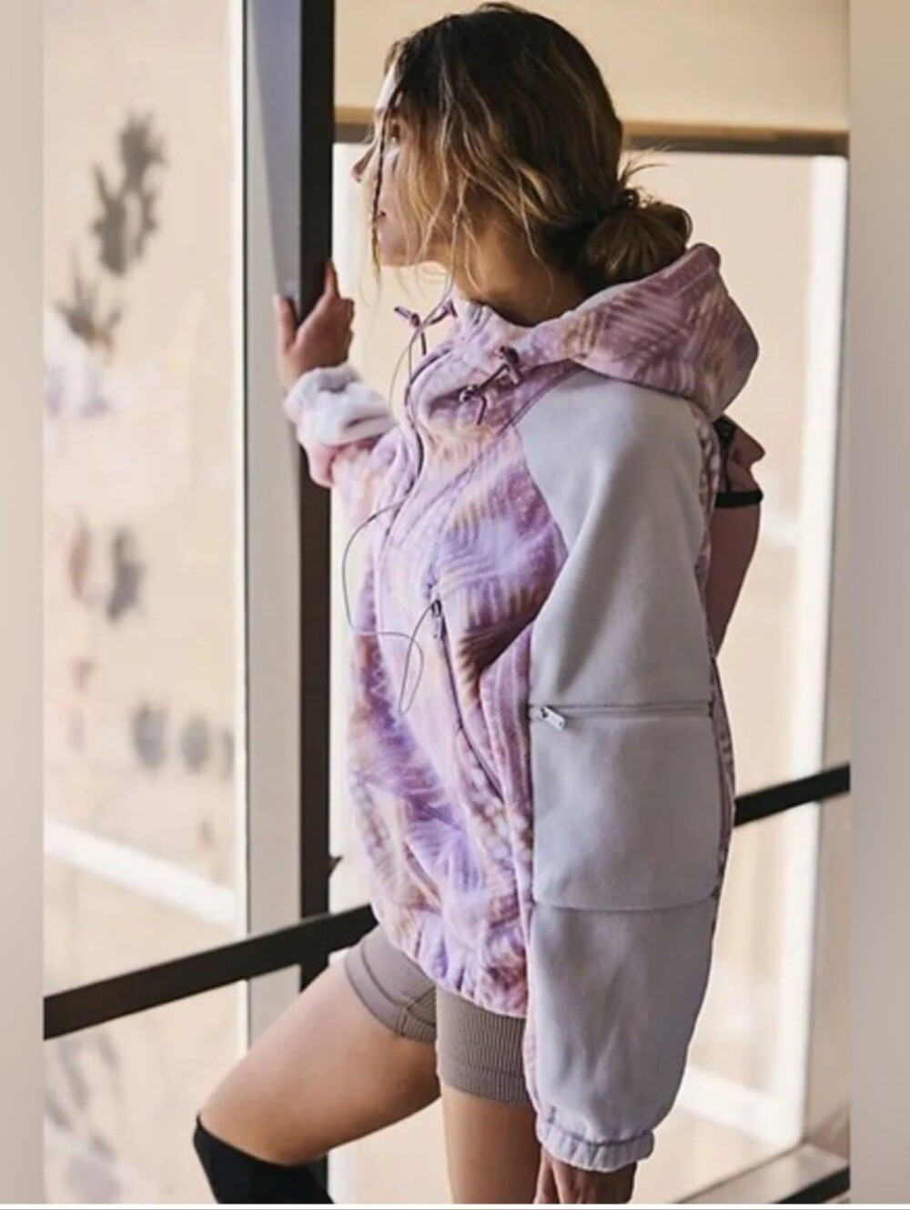 NWOT! Free People Wild And Free Fleece Pullover. Size S